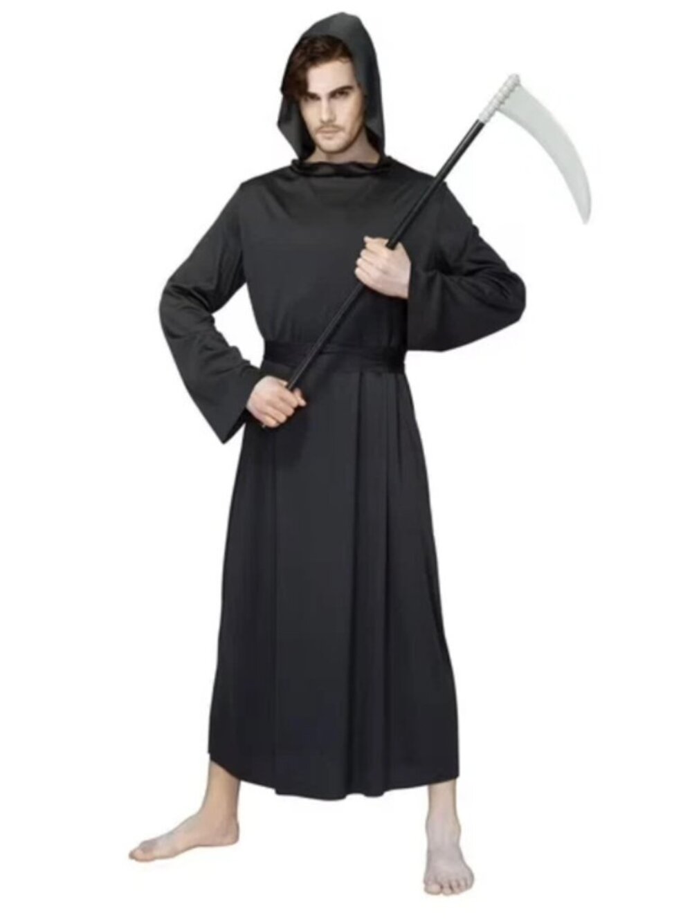 Partyholic Men's Grim Reaper Halloween Costume